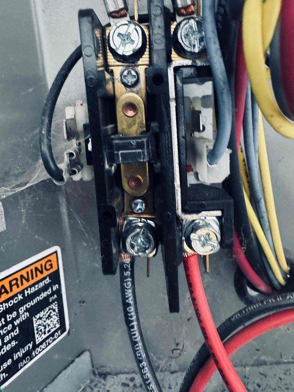 Completed scheduled cooling maintenance visit on 5-year-old Lennox condenser unit. Performed comprehensive system inspection including electrical connections, contactor operation, and outdoor unit components. All electrical terminals showed proper connections with secure wire terminations at dual-pole contactor. Unit operating within normal parameters with adequate airflow through condenser coil and proper fan operation. System confirmed functional and ready for continued cooling season operation.