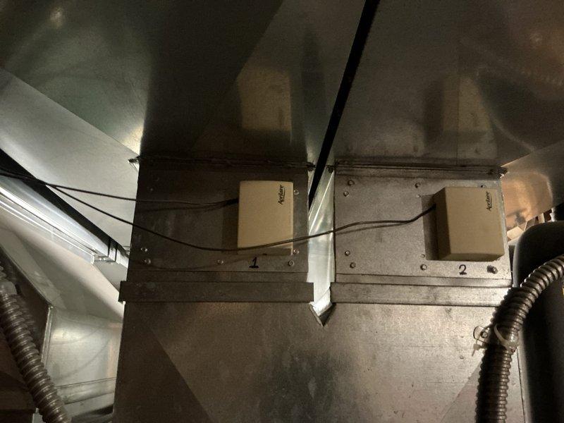 Completed HVAC system replacement involving conversion from geothermal to conventional gas furnace, air conditioning, and gas hot water heater. Installation included new ductwork, zone dampers, condensate drainage system, and all necessary electrical connections and controls for the replacement equipment.