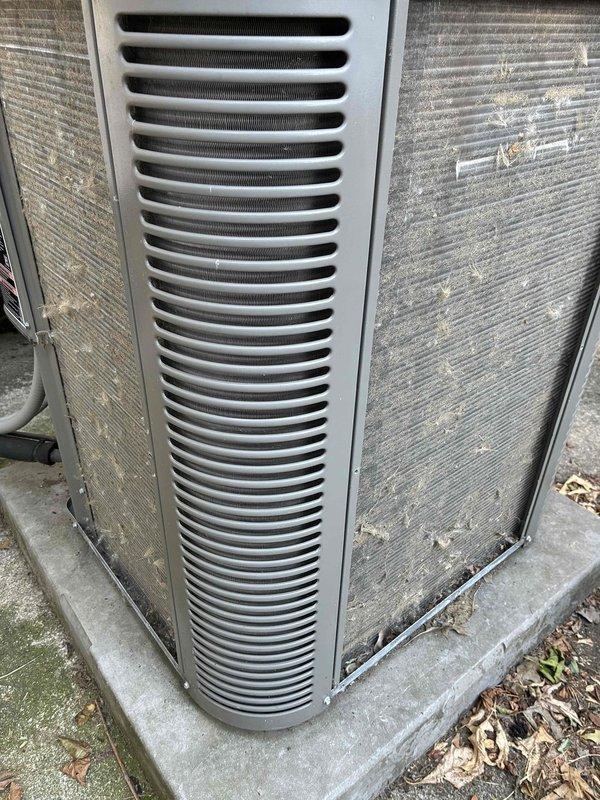 Completed scheduled MVP cooling maintenance visit on outdoor HVAC unit. Performed comprehensive system inspection including visual assessment of condenser unit exterior, heat exchanger coils, and electrical components. Inspected control panel wiring, contactor, and capacitor connections to ensure proper operation and verify all electrical components were functioning within specifications.