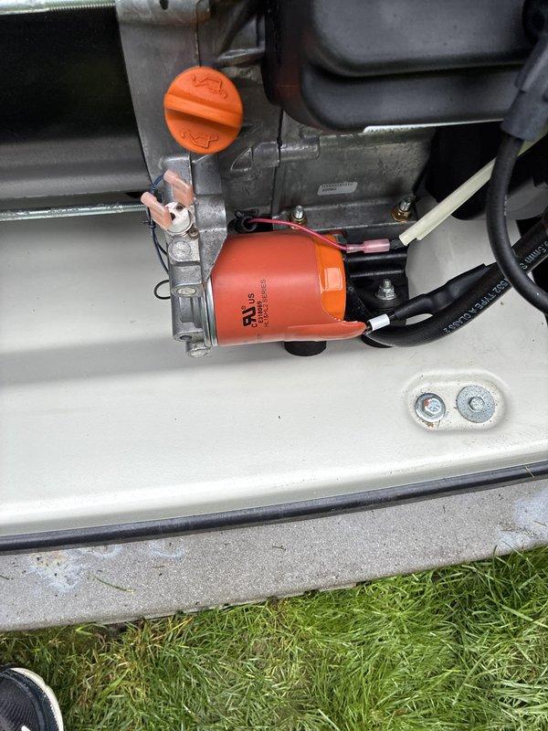 Completed scheduled maintenance on 14kW Generac generator unit. Performed comprehensive system inspection including coolant system check, battery load testing which confirmed 100% state of health with 13.47V output and 540A CCA reading, and verification of all mechanical components. All systems tested and operating within normal parameters.