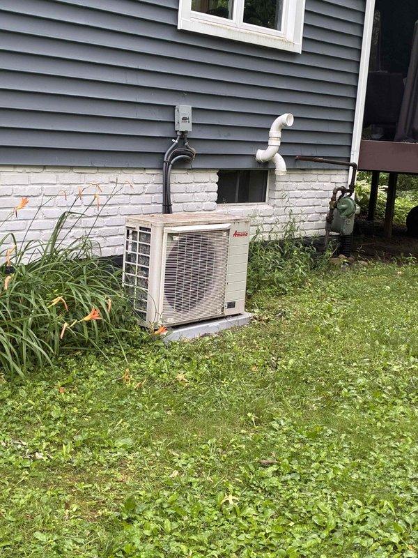 Completed comprehensive air conditioning tune-up on residential condensing unit, including inspection of exterior components, electrical connections, and control board functionality. Verified proper operation of capacitors, relay systems, and circuit board, with all wiring connections secure and system operating within normal parameters.