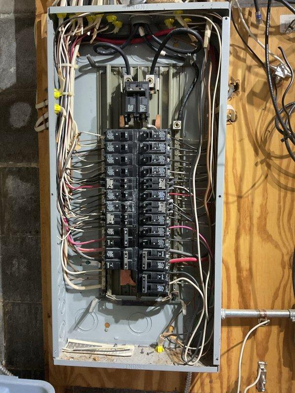 Completed electrical connection for newly installed Generac generator system. Connected generator transfer switch to main electrical panel, routing appropriate conductors from the automatic transfer switch to the existing breaker panel. Organized and secured all electrical wiring with proper cable management, ensuring code-compliant installation. Verified proper circuit integration between the generator, transfer switch, and main distribution panel to enable automatic power transfer during outage conditions.