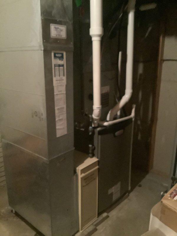 Completed comprehensive MVP air conditioning maintenance on residential split system including indoor air handler and outdoor condensing unit. System inspection revealed equipment in good operating condition with last service notes recommending maintenance plan renewal. Performed standard cooling season preventive maintenance procedures on both indoor and outdoor components to ensure optimal system performance and efficiency for upcoming cooling demands.