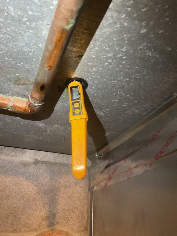 Completed annual preventative maintenance on residential air conditioning system. Performed comprehensive inspection of air handler unit located in attic space, verified clean air filter installation, checked refrigerant line conditions noting aged copper piping with natural patina formation, and conducted temperature differential measurements using calibration-grade instrumentation to confirm proper system operation. All components found functioning within normal parameters with no immediate service needs identified.