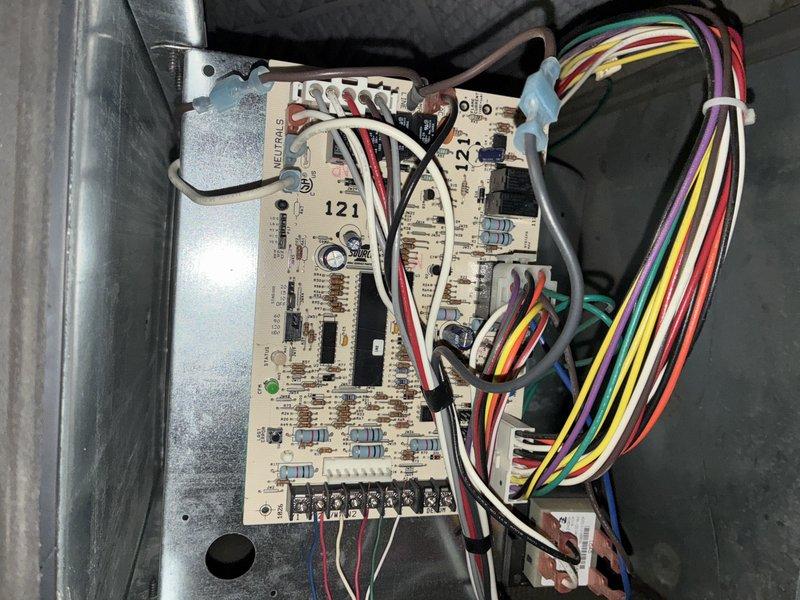 Completed comprehensive preventive maintenance inspection on two-year-old air conditioning system. Performed visual inspection of evaporator coil assembly, refrigerant lines, control boards, and electrical connections. All components found operating within normal parameters with no deficiencies noted.