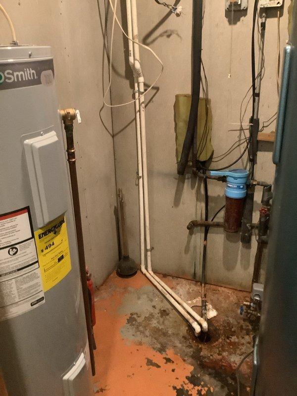 Returned to property for callback to address incomplete work from previous service visit. Reconnected copper piping to exterior hose bibs and detached garage that had been inadvertently left disconnected during prior repair. Verified all connections were properly secured and tested water flow to exterior spigots to ensure full system functionality. All plumbing connections in basement utility area now operational with no leaks detected.