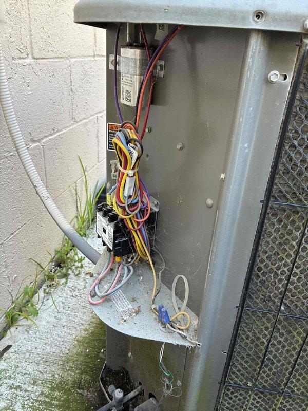 Completed MVP recurring cooling maintenance visit on three HVAC systems. Performed comprehensive inspections including electrical disconnect panel examination, verified all wire connections and contactor operation, and inspected indoor Lennox furnace unit with associated air handler components. All systems checked, refrigerant lines inspected, and equipment confirmed operational for continued cooling season performance.