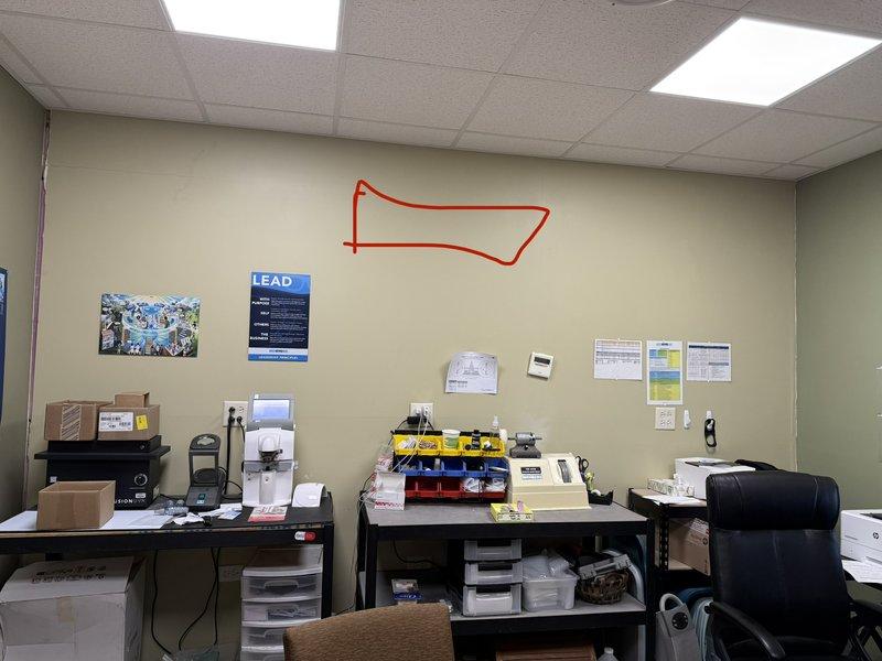 Conducted mini split system estimate at commercial office location. Documented existing workspace conditions and assessed HVAC replacement requirements for the facility.