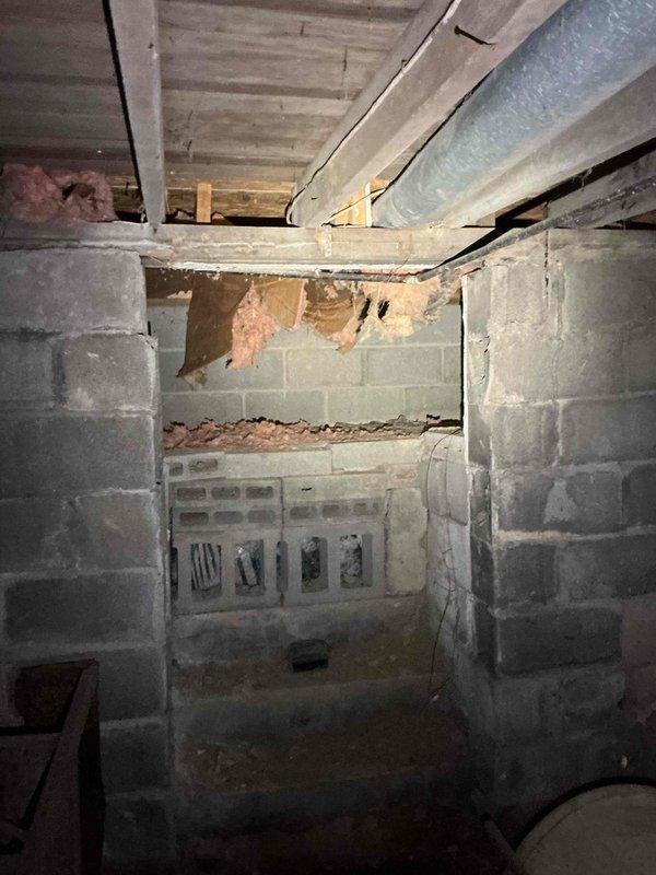 Conducted on-site electrical assessment for backup generator installation at residential property. Customer requires uninterrupted power due to medical oxygen equipment dependency. Performed comprehensive evaluation of existing electrical infrastructure and identified optimal generator placement location. Documented current electrical service capacity, main panel specifications, and available space for transfer switch installation. Photographed basement area showing exposed floor joists, concrete block foundation walls, and existing HVAC ductwork to assess potential routing paths for generator feed lines and natural gas supply. Noted unfinished basement conditions including deteriorated insulation and structural elements that may require consideration during installation planning. Provided customer with financing options information as requested to facilitate project approval and scheduling.