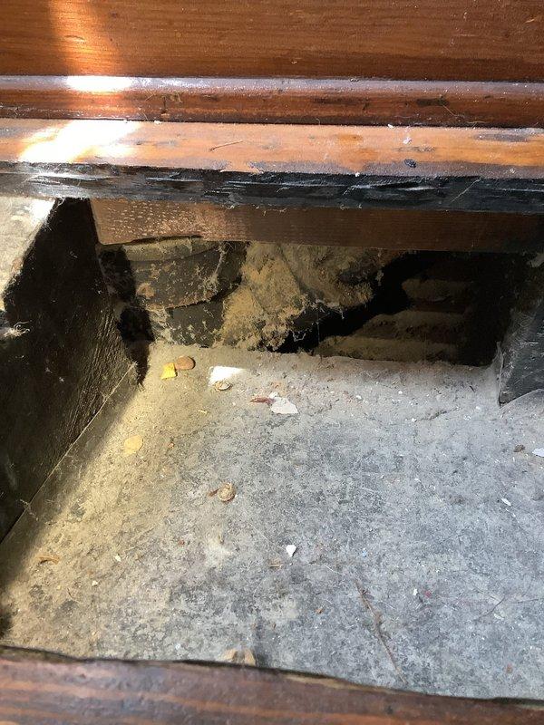 Responded to service call for cracked cast iron main line requiring replacement. Upon inspection in crawl space, located deteriorated cast iron pipe with visible damage. Performed cutout of damaged section and replaced with PVC piping per customer request. Property is being prepared for sale, so work was completed efficiently to meet timeline requirements.