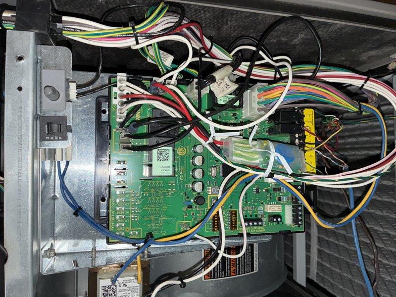 Completed air conditioning maintenance tune-up including inspection of control board wiring and connections, verification of all electrical components and terminals functioning properly, and replacement of air filter. Customer requested MVP renewal invoice be sent directly to them, and accounting has been notified of this request.
