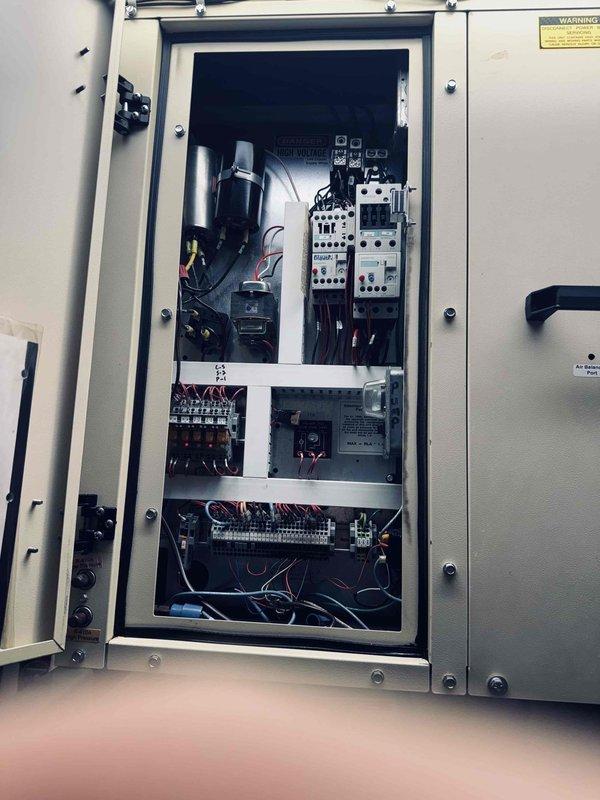 Responded to no heat call and performed diagnostic evaluation of heating system. Upon inspection, found electrical control panel and internal mechanical components in operational condition with all contactors, relays, and control wiring properly connected. Verified system piping, sensor wiring, and valve assemblies showed normal wear consistent with equipment age. System was found to be functioning properly at time of service visit with no active faults identified in electrical controls or mechanical components.