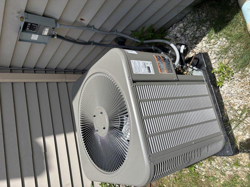 Performed comprehensive leak search on residential heat pump system and identified failed service valves and evaporator coil requiring replacement. Returned to complete repair by installing new service valves and evaporator coil, evacuated and recharged system to manufacturer specifications, and verified proper operation of all components with system running within normal parameters.