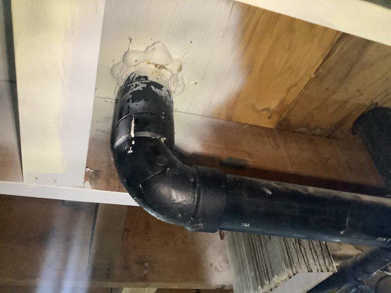 Responded to a plumbing service call for a toilet leak affecting the basement area. Upon inspection, identified a corroded toilet flange as the source of water seepage traveling down the drain pipe. Removed the toilet fixture, replaced the deteriorated flange with a new unit, and reinstalled the toilet with proper sealing to eliminate the leak. Verified system integrity and confirmed no further water penetration into the basement space below.