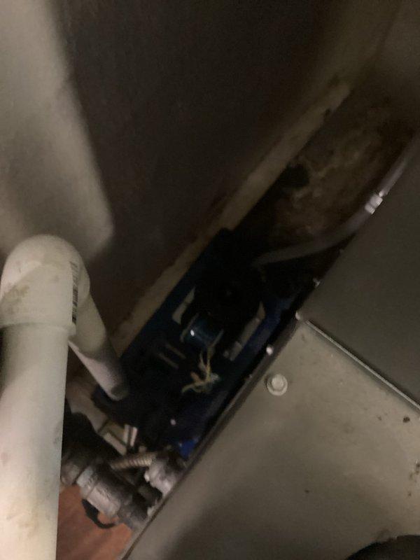 Responded to service call for humming noise from condensate pump. Upon inspection, found Lennox air handler unit with properly functioning condensate removal system, though pump motor was producing audible humming during operation. Verified pump operation, checked drainage lines and connections for proper flow, and confirmed system was removing condensate effectively despite noise concern. Unit operating within normal parameters with no immediate service required at time of visit.