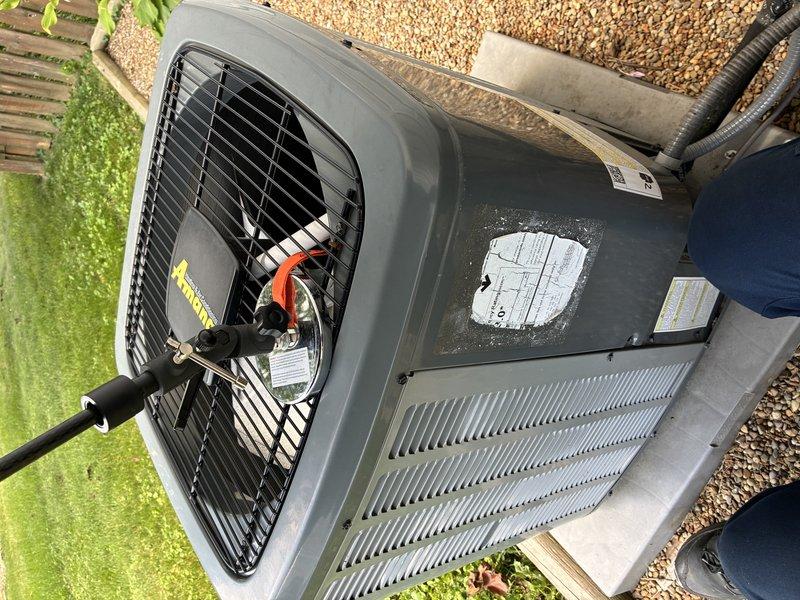 Responded to no-cooling call on 15-year-old residential air conditioning system. Upon inspection, diagnosed failed capacitor preventing compressor and condenser fan operation. Replaced defective capacitor with OEM-spec component, restored power, and verified proper system startup. Noted moderate dust accumulation on evaporator coils and recommended routine maintenance cleaning. Unit tested successfully with normal operational temperatures and pressures restored throughout home.