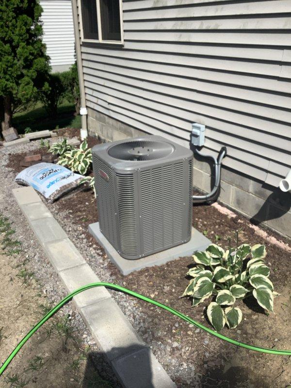 Completed comprehensive MVP maintenance on a 6-year-old Lennox cooling system. Performed standard inspection of indoor air handler with Aprilaire humidifier and outdoor condenser unit, verified proper operation of all components, checked refrigerant lines and condensate drain system, and documented equipment condition through photographic records. All systems operating within normal parameters with no deficiencies noted at time of service.