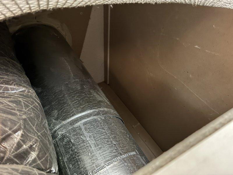Completed routine MVP cooling maintenance visit on 12-year-old HVAC system. Performed comprehensive inspection of outdoor condensing unit, verifying capacitor connections and motor assembly condition. Inspected attic ductwork system, confirming proper insulation wrapping and flexible duct integrity throughout accessible areas. All components found operating within normal parameters for system age.