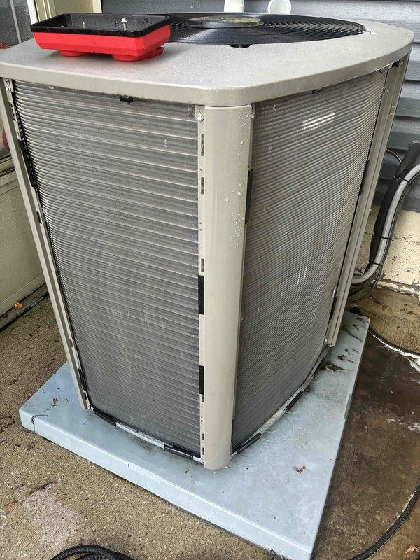 Performed chemical cleaning on both the condenser and evaporator coils to remove embedded debris that restricts airflow and heat transfer. This service restores system efficiency, reduces strain on the blower motor and other components, and maintains optimal performance by ensuring proper airflow throughout the unit.
