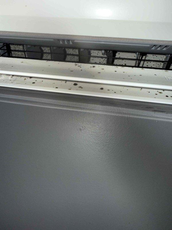 Completed MVP cooling maintenance on three mini-split systems. Upon inspection, discovered significant accumulation of dirt, dust, and debris on evaporator coils and heat exchanger fins, with brownish-black discoloration visible across multiple surfaces. Cleaned all interior components, removed debris from unit cavities and mounting brackets, and restored optimal airflow through coil surfaces. All three units tested and confirmed operating within normal parameters upon completion.