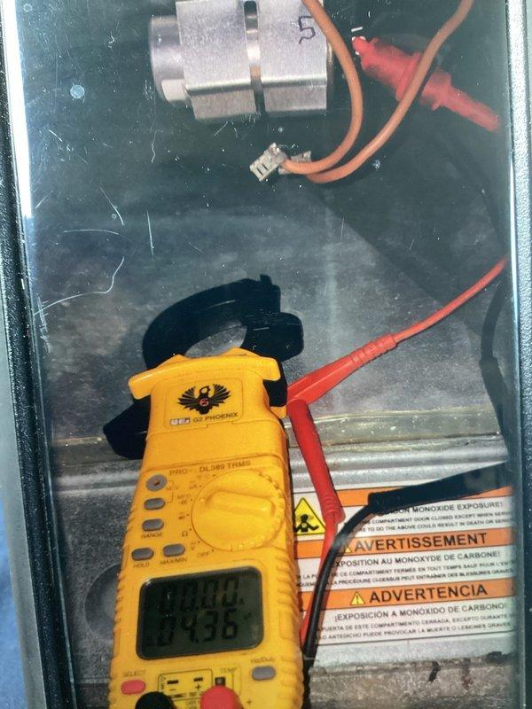 Completed MVP cooling maintenance visit on 13-year-old system. Performed electrical diagnostics using digital multimeter to verify capacitor and system voltage readings. Inspected evaporator coil and noted moderate dust and debris accumulation on fins. All electrical components tested within acceptable parameters during routine preventative maintenance inspection.