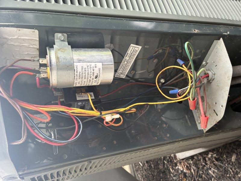 Completed scheduled maintenance visit on 12-year-old air conditioning system for MVP customer. Performed comprehensive inspection of blower assembly, verifying proper operation of blower wheel and motor components. Inspected interior electrical connections, capacitor, and wiring configuration. All components found to be operational with normal wear patterns consistent with system age. Unit tested and confirmed functioning properly.