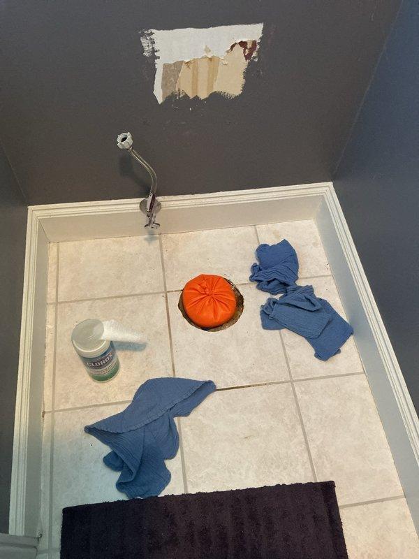 Replaced defective closet flange in first floor master bathroom with new PVC flange featuring stainless steel ring. Reset toilet using new mounting bolts and wax ring seal to ensure proper connection to drain system. All replacement parts were retrieved from will-call and installation was completed to manufacturer specifications.