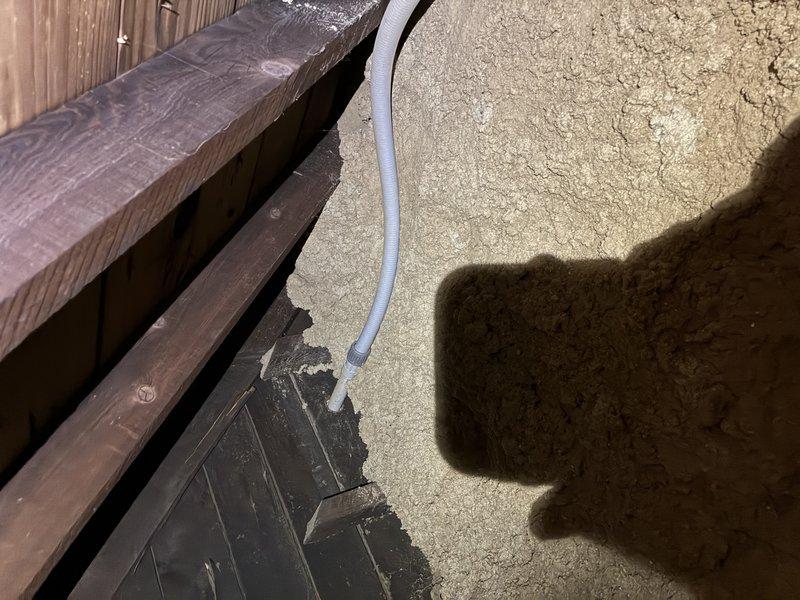 Installed a dedicated 20-amp circuit with arc fault breaker to serve a second-floor bedroom AC outlet. Routed exterior-grade conduit up the outside of the home into the attic space, then fished wiring down through the wall cavity to tie into the existing outlet box. All work completed to code with proper AFCI protection for the bedroom circuit.