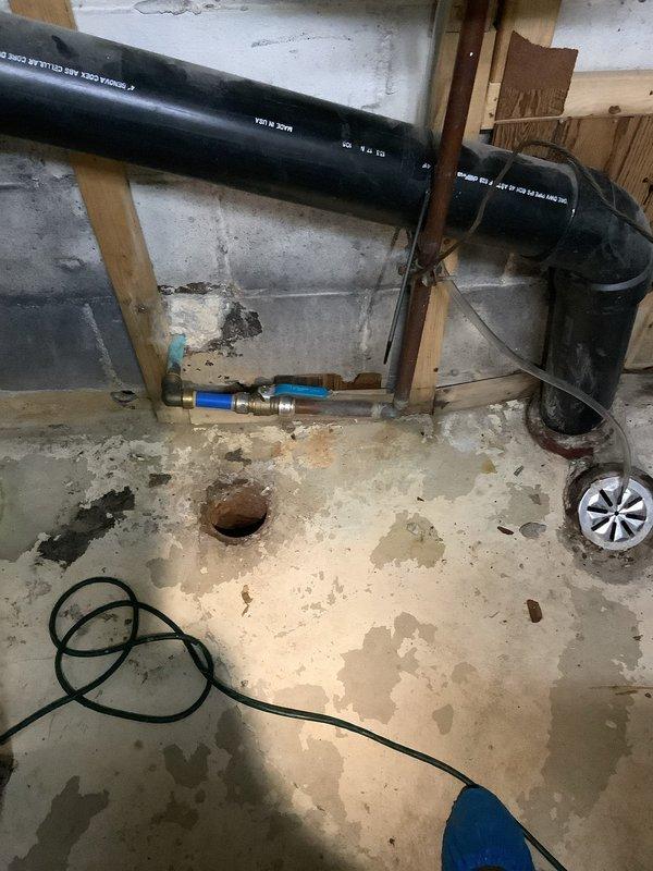 Responded to a clogged toilet in the basement that was causing backup into the shower drain. Upon inspection, identified a blockage in the main drain line affecting multiple fixtures. Utilized drain snake equipment to clear the obstruction in the drainage system, restoring proper flow to both the toilet and shower. Verified all fixtures were draining correctly upon completion and advised on proper drain maintenance to prevent future clogs.