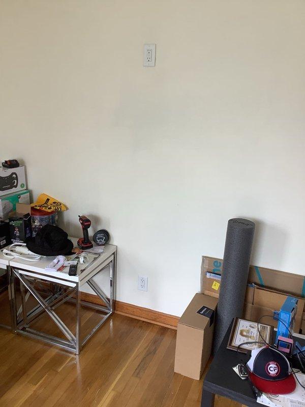 Upgraded 21 two-prong outlets to GFCI receptacles throughout multiple floors of the residence, excluding the refrigerator outlet. Installed wire mold extension boxes on outlet boxes with insufficient depth to accommodate GFCI devices. Two-person crew completed the electrical safety upgrade in approximately six hours.