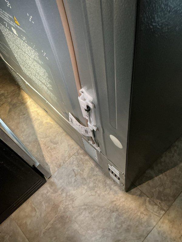 Installed new refrigerator water line with shutoff valve to supply ice maker in residential property. Routed quarter-inch copper or braided stainless steel supply line from existing water source to refrigerator location, installed inline shutoff valve for isolation and maintenance access, and pressure-tested connections to ensure leak-free operation.