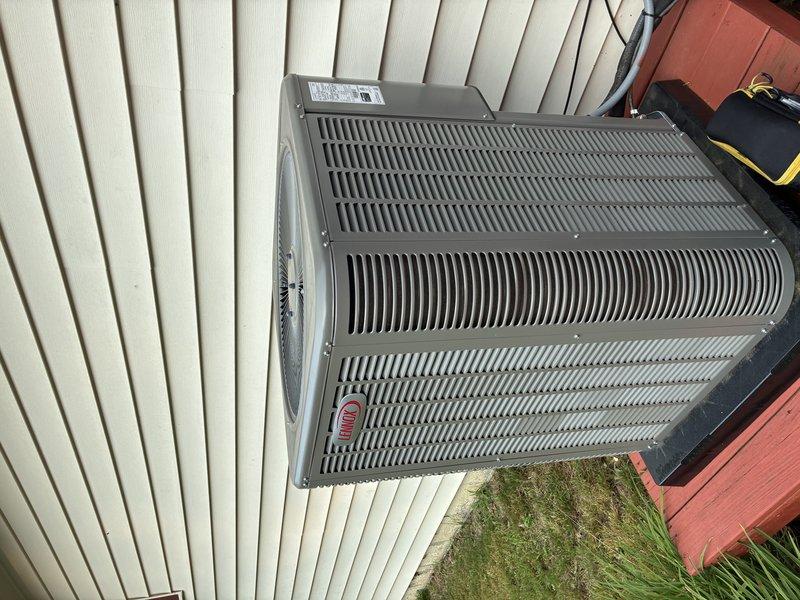 Completed scheduled MVP cooling maintenance visit on attic-mounted HVAC system. Performed comprehensive inspection of outdoor condenser unit, including visual assessment of electrical connections, refrigerant lines, and overall equipment condition. Documented significant dirt and debris accumulation on condenser coil fins, which was restricting airflow and reducing system efficiency. Unit operational at time of service with standard wear patterns consistent with outdoor installation. All routine maintenance tasks completed per service protocol.