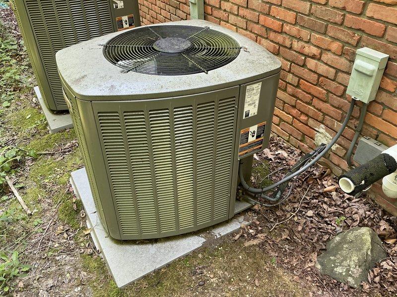 Completed on-site evaluation of 15-year-old residential air conditioning system that was not operational. Assessed outdoor condensing unit showing significant weathering and age-related deterioration, along with indoor furnace and air handler system in basement mechanical room. Provided comprehensive replacement estimate for complete HVAC system upgrade to restore cooling capacity to the residence.