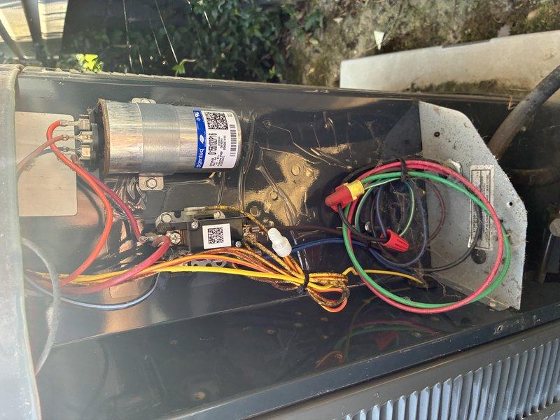 Completed MVP cooling maintenance visit on Trane air conditioning system. Performed comprehensive inspection of outdoor condenser unit, verified electrical connections and capacitor operation, documented system components and overall unit condition. All components found operating within normal parameters with no immediate service needs identified.