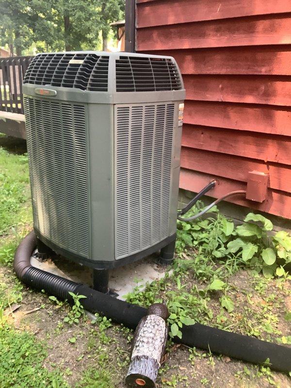 Conducted comprehensive estimate for complete HVAC system replacement at residential property currently equipped with non-functional coal furnace and aging R22 heat pump system providing neither heating nor cooling. Evaluated existing infrastructure including basement mechanical area and exterior condenser unit to determine feasibility of converting heating system back to oil-fired equipment or installing new heat pump technology. Assessed installation requirements, equipment access, and utility connections for proposed replacement options.