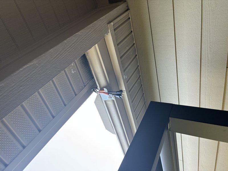 Installed two new exterior electrical outlets on the building's exterior walls to provide additional outdoor power access points. Assessed dining room lighting requirements and provided recommendations for improved illumination in that space. Performed inspection of heat pump electrical connections and components to ensure proper operation and safety compliance.