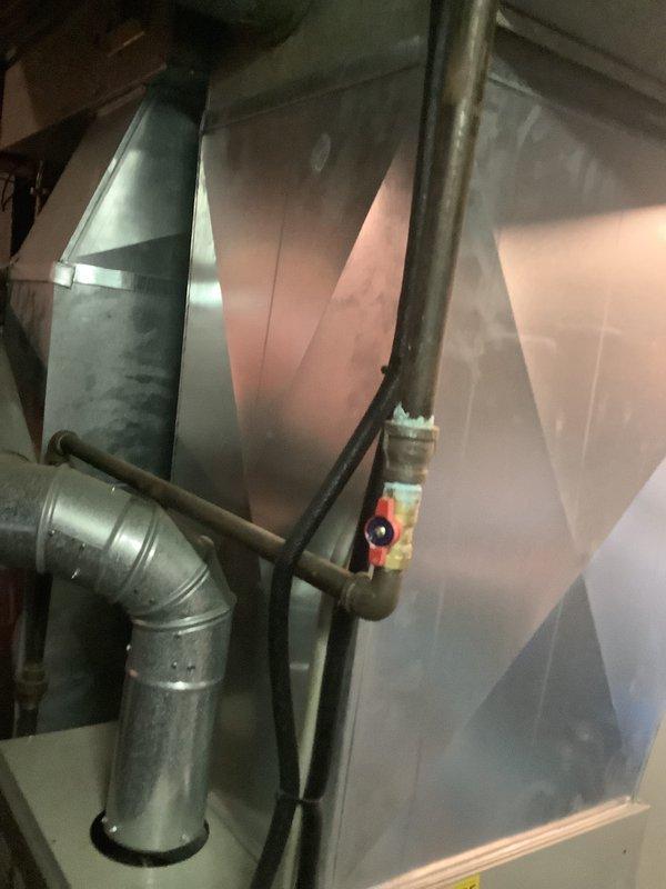 Conducted on-site evaluation for complete HVAC system estimate at residential property where furnace was previously installed. Assessed existing ductwork configuration and mechanical infrastructure to determine requirements for new air conditioning system installation. Documented current system layout including supply and return ductwork, electrical service accessibility at exterior utility connection point, and available space for outdoor condensing unit placement. Reviewed compatibility of existing furnace with proposed AC equipment and verified adequate clearances for proper airflow and maintenance access.