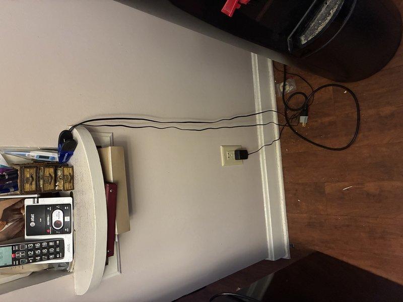 Installed new GFCI outlet to provide ground fault protection for office equipment area. Verified proper wiring and grounding using multimeter testing, confirmed outlet functionality and protection features are operating correctly.