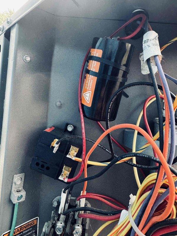 Completed scheduled MVP cooling maintenance visit. Performed comprehensive system inspection including electrical panel examination, capacitor assessment, and control board wiring verification. All components operating within normal parameters, connections secure, and system functioning properly for continued reliable cooling operation.