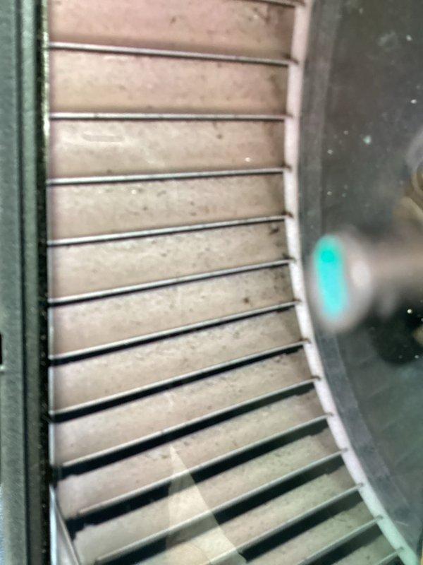 Completed MVP cooling maintenance visit on residential air conditioning system. Performed standard preventative maintenance inspection of outdoor condenser unit and indoor evaporator coil assembly. Noted vegetation growth around outdoor unit pad and dust accumulation on evaporator coil fins; system operational and ready for continued service.