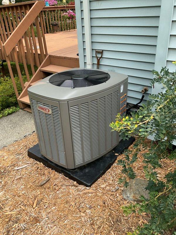 # HVAC Service Completed

Responded to service call for insufficient cooling on second floor. Performed diagnostic evaluation of Lennox air conditioning system. Inspected outdoor condenser unit and indoor air handler components. Examined electrical connections, control board, gas valve assembly, and wiring harnesses within furnace cabinet. Verified proper operation of blower motor and pressure switches. Identified and addressed issue affecting system performance. System restored to proper cooling operation for all zones.