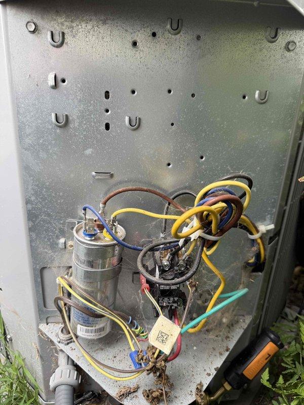 Completed comprehensive AC tune-up including inspection of blower wheel assembly and electrical components. Verified proper operation of capacitor, contactor, and all electrical connections; provided complimentary carbon monoxide detector installation as part of preventive maintenance service.