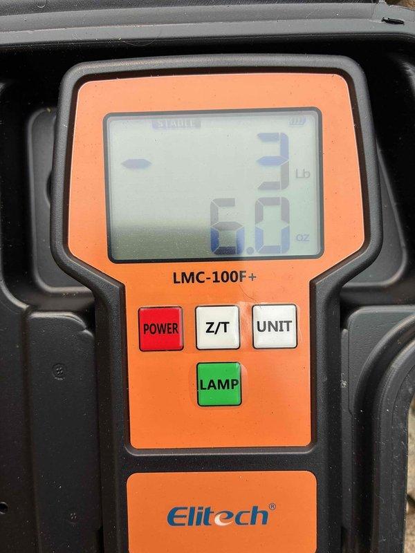 Completed MVP cooling maintenance visit on residential Lennox HVAC system. Performed system inspection, verified refrigerant charge at 6.0 lbs using Elitech digital scale showing stable readings, and confirmed proper operation of furnace unit with associated PVC venting and drainage components. All equipment found operating within normal parameters with no issues identified.