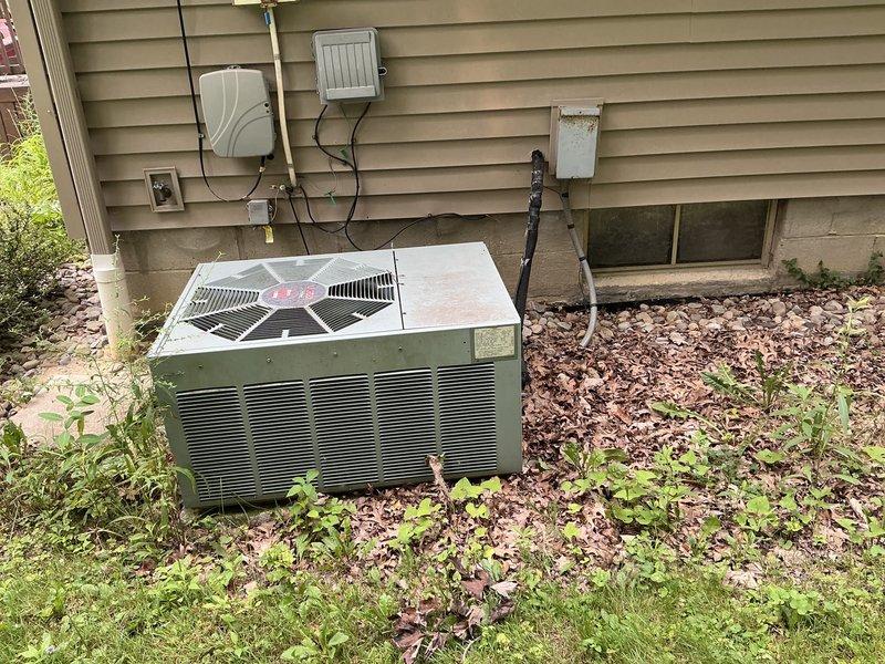 Conducted site assessment and provided budgetary estimates for HVAC equipment replacement options. Evaluated existing 30-year-old furnace located in basement and outdoor air conditioning unit to prepare pricing for furnace-only replacement versus complete system replacement of both furnace and AC. Documented existing equipment configuration, ductwork layout, refrigerant line routing, and electrical disconnect locations through photographic records to support accurate replacement cost estimates.