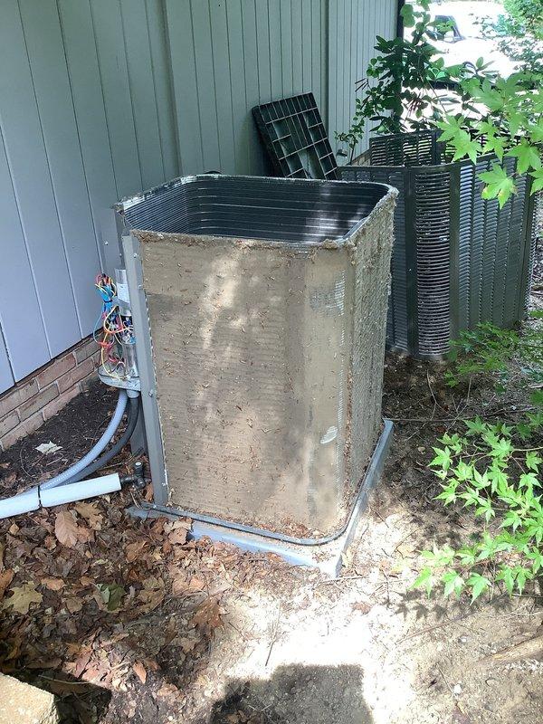 Responded to service call for 3-year-old Lennox central air conditioning unit with reported cooling failure, non-operational outdoor fan motor, and electrical odor. Upon arrival, performed visual inspection of condenser unit and confirmed outdoor fan motor was not engaging during compressor cycle. Detected burnt electrical smell emanating from fan motor assembly, indicating motor winding failure or capacitor breakdown. Tested dual run capacitor with multimeter and found fan capacitor section reading out of specification. Replaced failed dual run capacitor with OEM-equivalent component rated for system specifications. Cycled system through multiple start sequences to verify proper fan motor operation and confirm elimination of electrical odor. Checked amperage draw on fan motor and compressor to ensure both components operating within manufacturer specifications. Inspected all electrical connections at contactor and capacitor for signs of arcing or heat damage. Verified proper refrigera