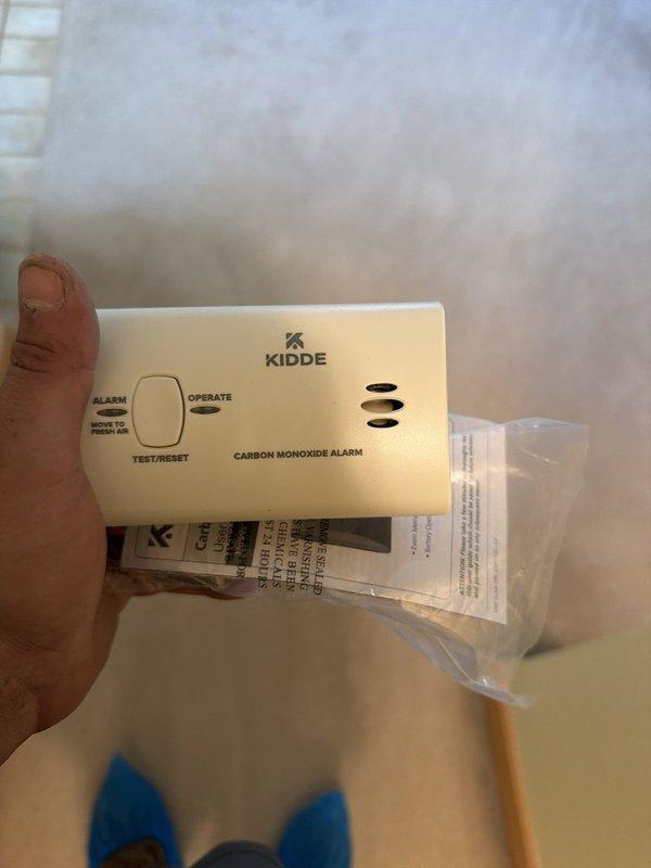 Completed installation of 80% efficiency furnace and air conditioning system. Installed new carbon monoxide detector in accordance with safety codes and verified proper operation of the unit. All equipment tested and confirmed operational upon completion of installation.