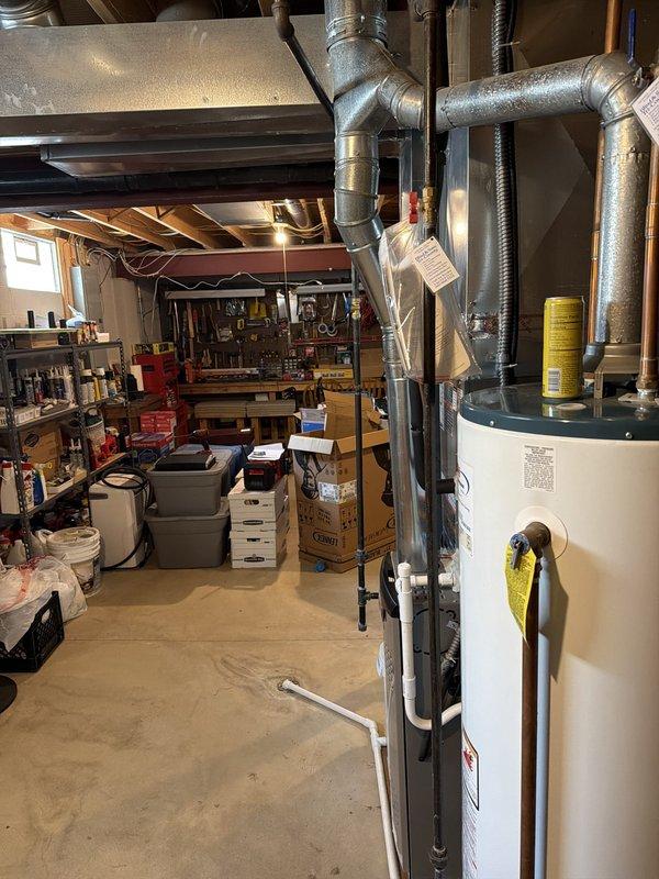 Completed installation of 80% efficiency furnace and air conditioning system. Installed new carbon monoxide detector in accordance with safety codes and verified proper operation of the unit. All equipment tested and confirmed operational upon completion of installation.