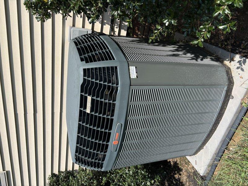 Completed MVP cooling maintenance visit on 11-year-old residential air conditioning system. Performed comprehensive inspection of outdoor condensing unit, verified proper operation of control boards and electrical components, and documented system condition with interior control panel and exterior unit photography. All components found operating within normal parameters with no immediate service needs identified.