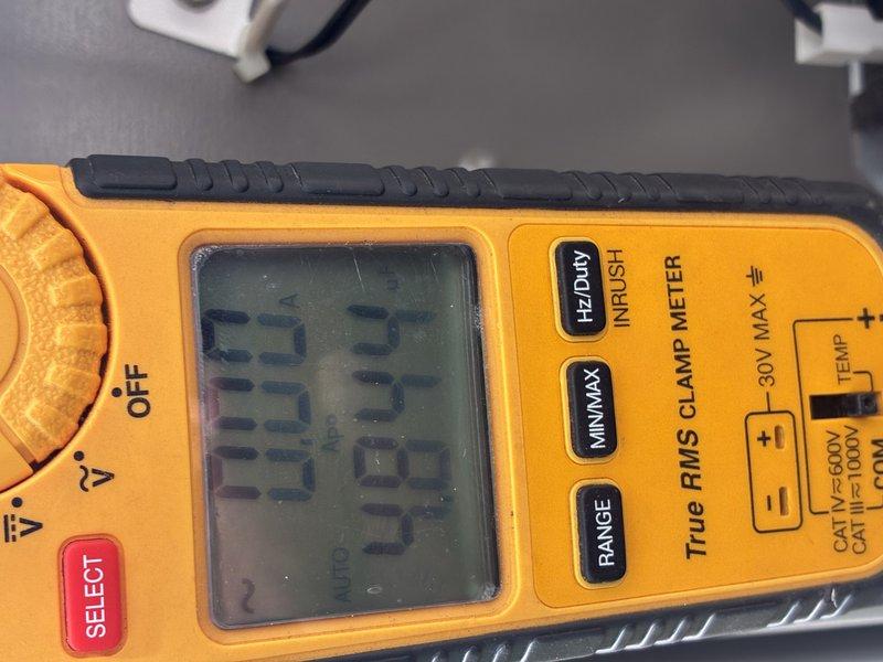 Completed MVP cooling maintenance visit on residential HVAC system. Performed electrical diagnostics using digital clamp meter to verify proper voltage and amperage readings at the unit. Inspected and tested the contactor assembly, examining contact points for wear, pitting, and proper operation. Both contact points showed normal wear patterns consistent with regular use. Verified all electrical connections at the blower motor assembly and confirmed proper wire terminations. System operating within normal parameters with no immediate service needs identified.