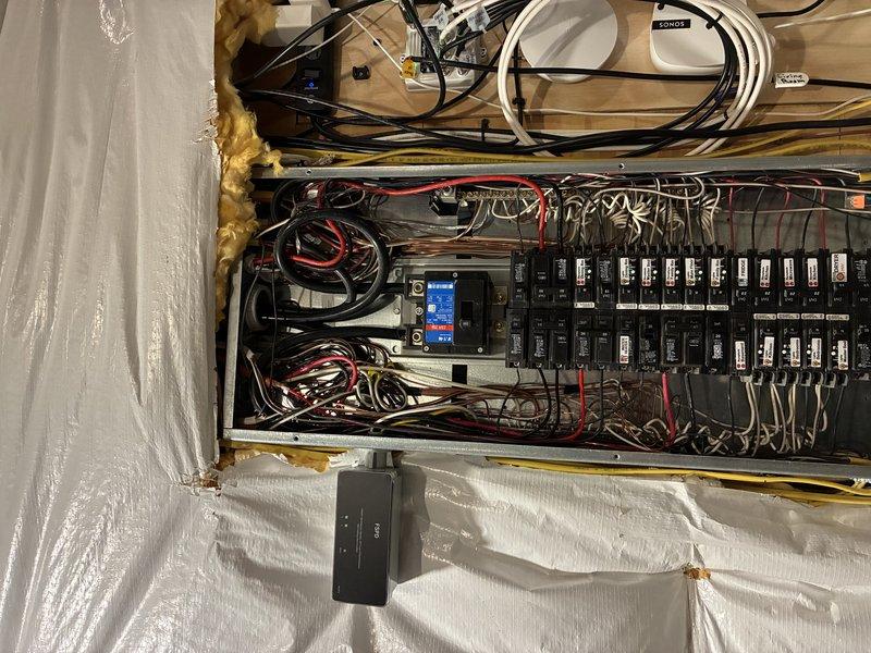 Installed dedicated 240V air conditioning circuit with new breaker in existing electrical panel. Ran appropriate gauge wiring from panel to A/C location, ensuring proper connections and wire routing throughout. Organized panel wiring, installed circuit protection, and verified all connections met code requirements for safe operation of air conditioning equipment.